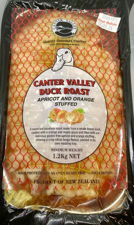 Frozen Boneless Stuffed Duck Roast 1.2 kg